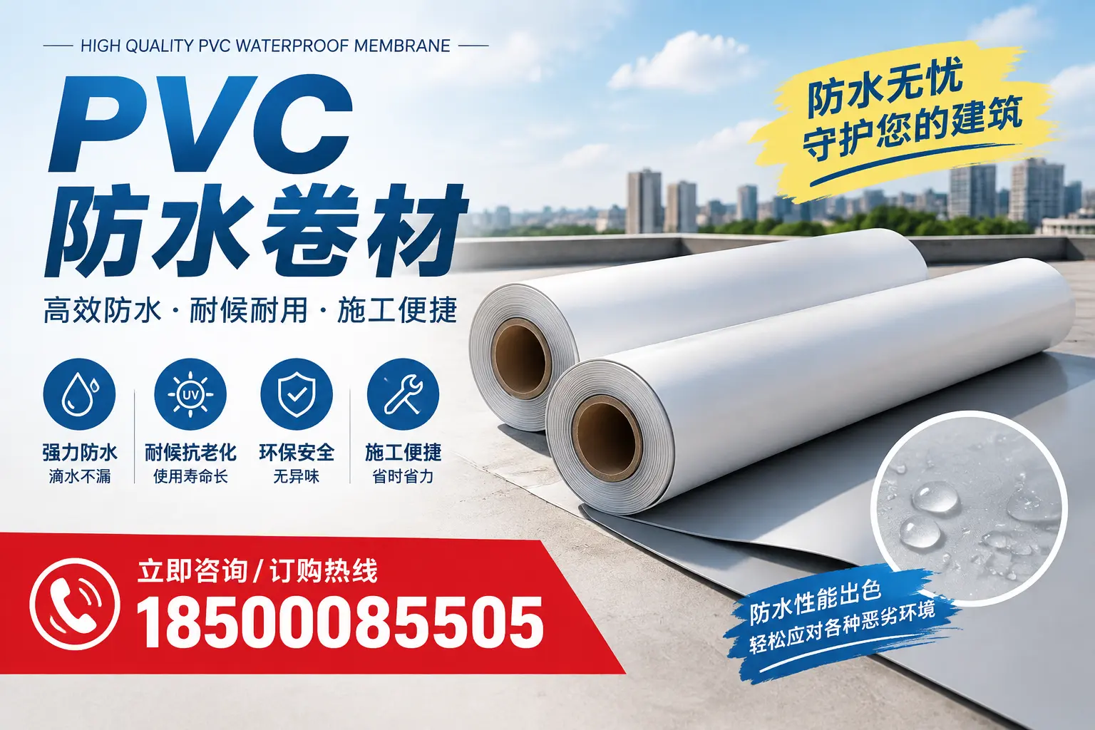 如何正确储存PVC防水卷材？忻州用户的实用建议